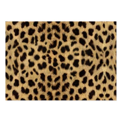 Leopard Business Card (back side)