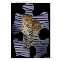 Leopard Card by BuddhanGreetingCards Leopard Card