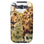Leopard Cat Abstract Galaxy S3 Covers
