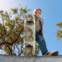 Leopard-Cat, Felis bengalensis Skate Decks