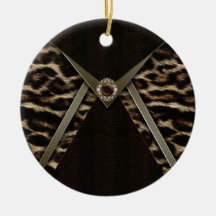 Leopard Christmas Tree Onaments Ornaments