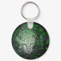 Leopard Drinking Keychain by adnerbdleifniw Leopard Drinking Keychain