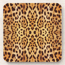 leopard, coaster, cute, girly, elegant, classic, skin, wild, covers, animal, unique, cork coaster, fashion, popular, cool, funky, fur, fashionata, trend, styl, [[missing key: type_fuji_coaste]] with custom graphic design