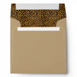 Leopard Envelope Elegant Luxurious Leopard Square