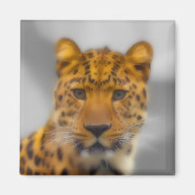 Leopard Face Magnets