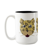 Leopard Face mugs by naturetees Leopard Face mugs