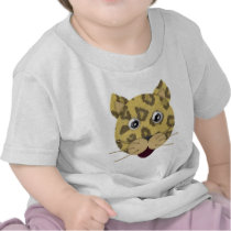 Leopard Face t-shirts by naturetees Leopard Face t-shirts
