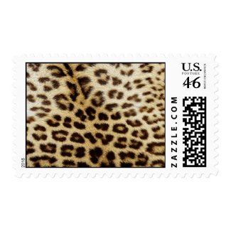Leopard “Fur” Postage Stamp stamp