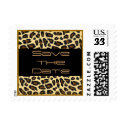 Leopard Fur Save the Date stamp