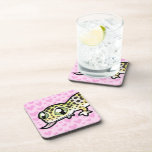 Leopard Gecko Love Drink Coasters