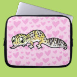 Leopard Gecko Love Laptop Computer Sleeves