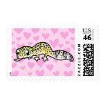 Leopard Gecko Love Postage Stamps