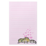 Leopard Gecko Love Custom Stationery