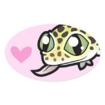 Leopard Gecko Love Sticker