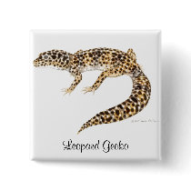 Leopard Gecko Pin buttons