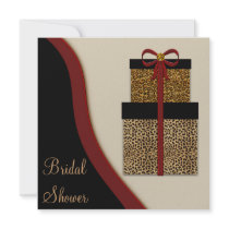 Leopard Gifts Leopard Bridal Shower Announcements