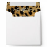 Leopard Gold Diamond Leopard Print Envelope