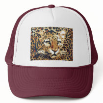 Leopard Trucker Hats