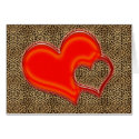 leopard heart cards by jvinnyg leopard heart cards