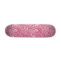 Leopard Heart Skateboard