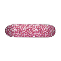 Leopard Heart Skateboard