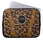 Leopard illusion laptop computer bag laptop computer sleeves