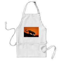 Leopard in tree aprons