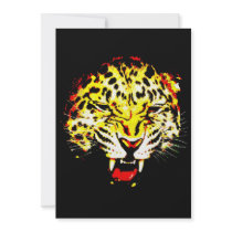 Leopard Invitation