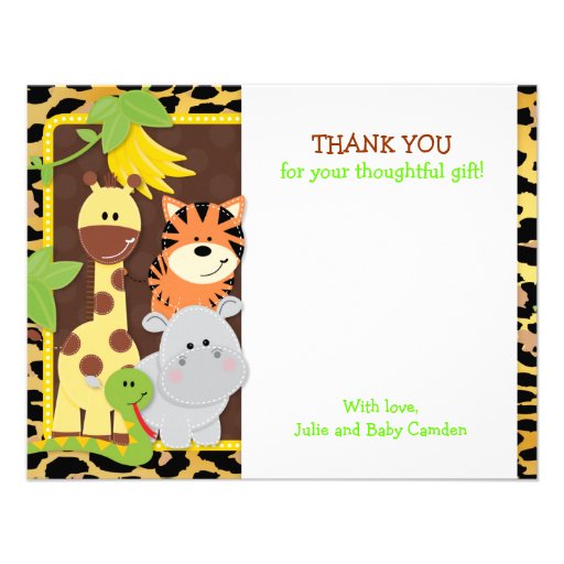 better way to say thank you than with these stylish thank you cards ...