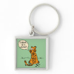 Leopard losing spots - I think it's stress Key Chain