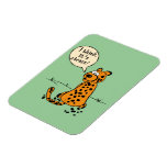 Leopard losing spots - I think it's stress Rectangular Magnets