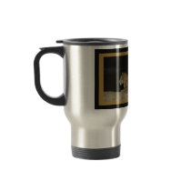 Leopard lying on sand bank wildlife mugs