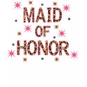 Leopard Maid of Honor shirt
