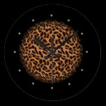 leopard marker clock by valxart wall clocks