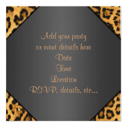 Leopard Party Announcements