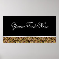 Leopard Party Banner Print
