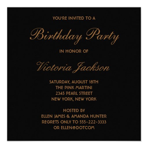 Leopard Party Invitation Template