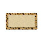 Leopard Print Address Labels