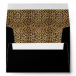 Leopard Print and Black Envelope