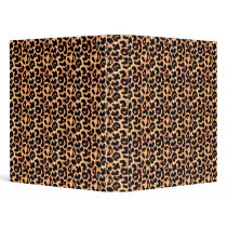 Leopard Print, Animal Print Vinyl Binders