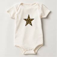 Leopard Print Baby Tshirt shirt