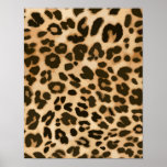 Leopard Print Background posters