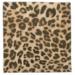 Leopard Print Background Cloth Napkins