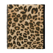 Leopard Print Background iPad Folio Cover