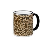 Leopard Print Background mugs