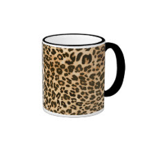 Leopard Print Background Mug