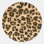 Leopard Print Background Sticker