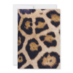 Leopard Print Big Cat Pattern Party Invitation