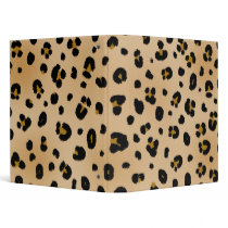 Leopard Print Binder