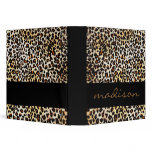 Leopard Print binders
